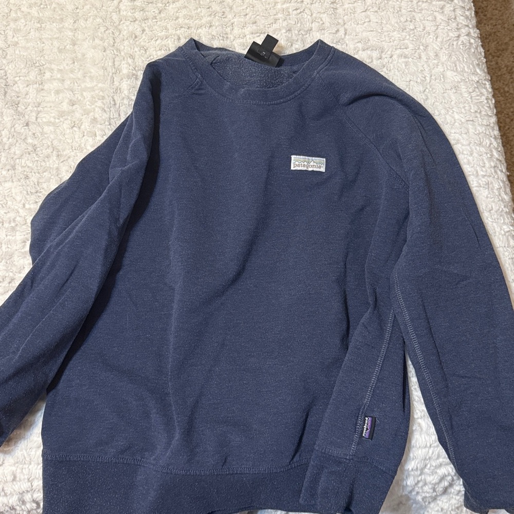 Patagonia Blue Crewneck Top